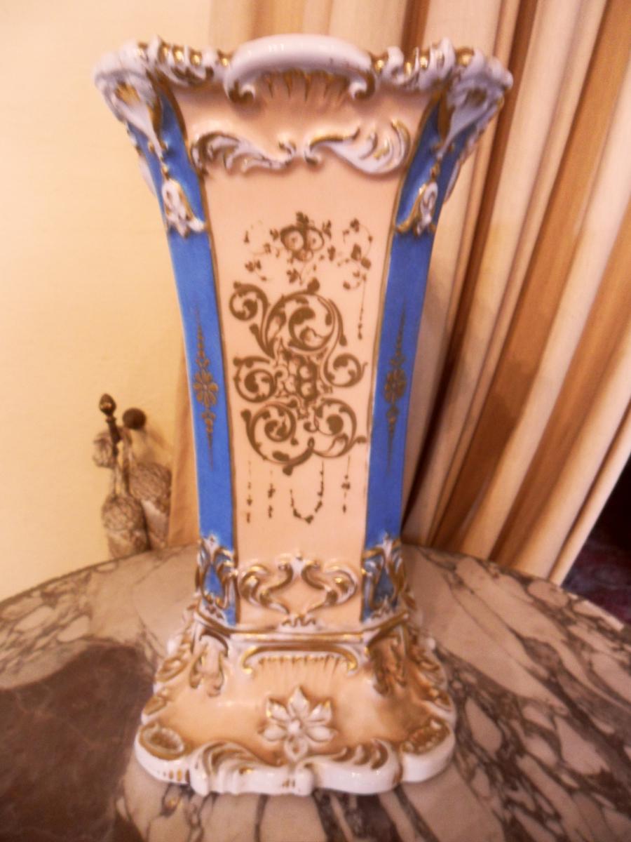 Vase de Mariée En Porcelaine de Paris-photo-3