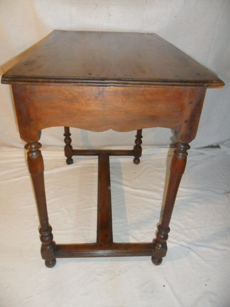 Small Louis XIV Period Table In Walnut-photo-3