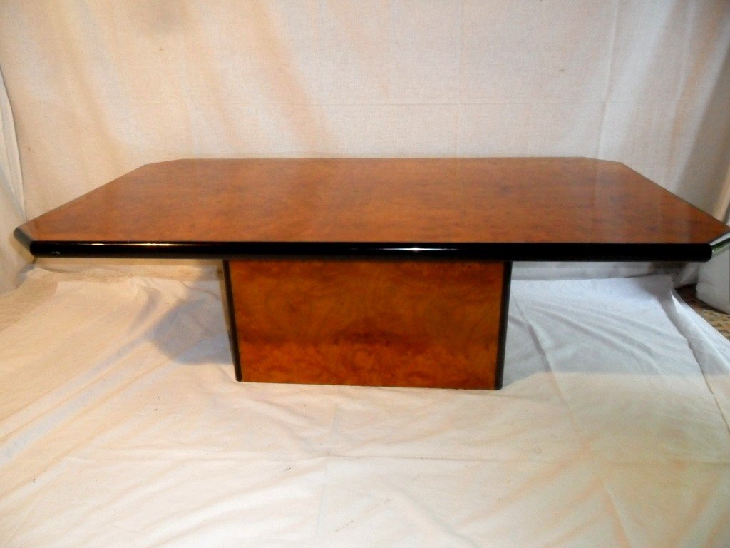 Table Basse Loupe d'Orme de Willy Rizzo-photo-3