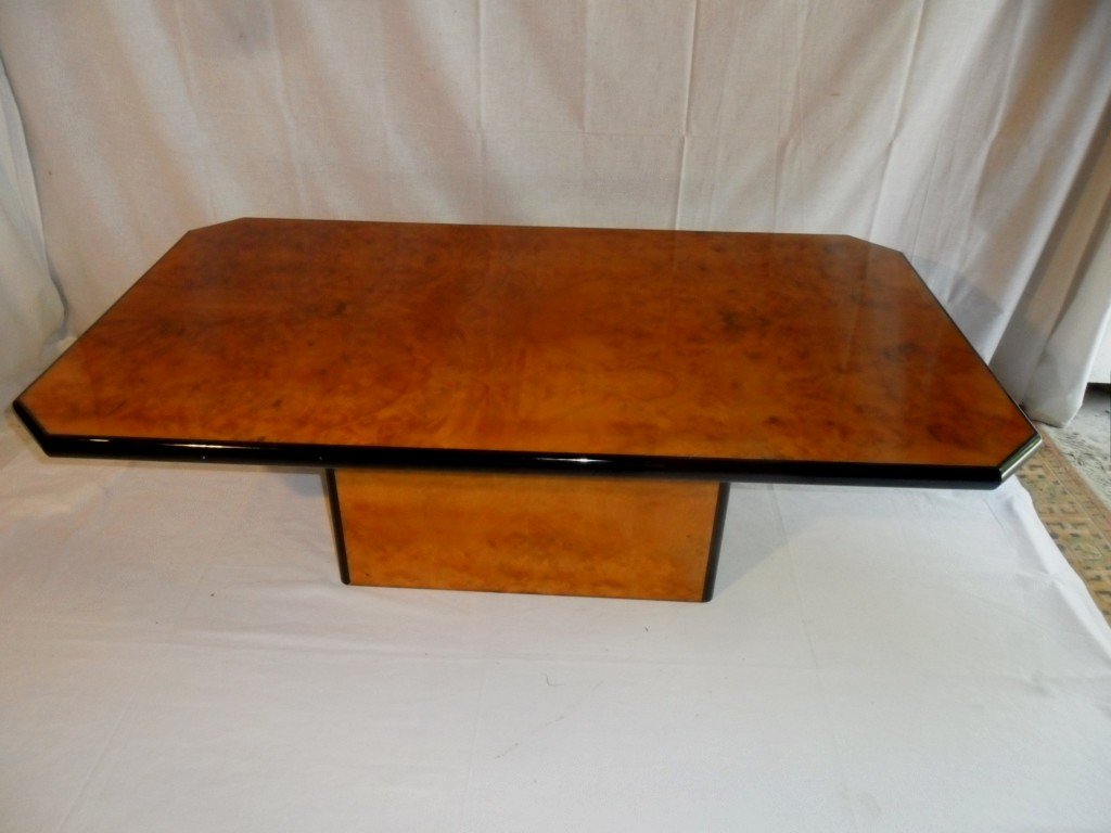 Table Basse Loupe d'Orme de Willy Rizzo