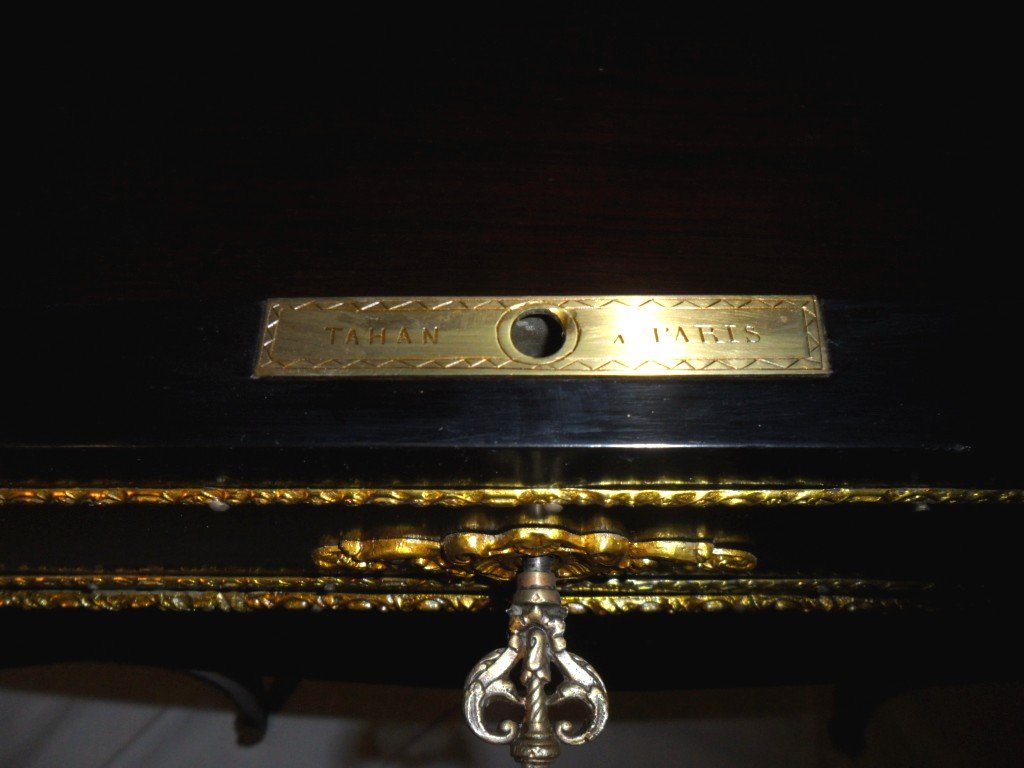 Boulle Napoleon III Table From Maison Tahan Paris-photo-3