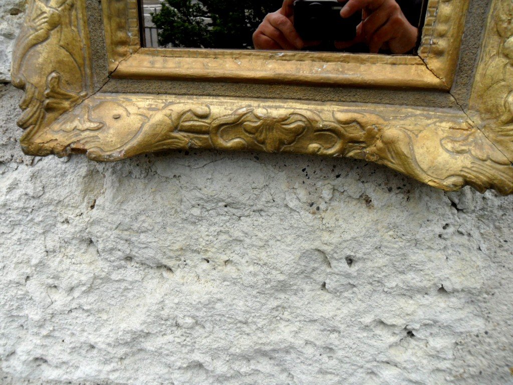 Louis XIV Regency Mirror In Golden Wood 18th-photo-3