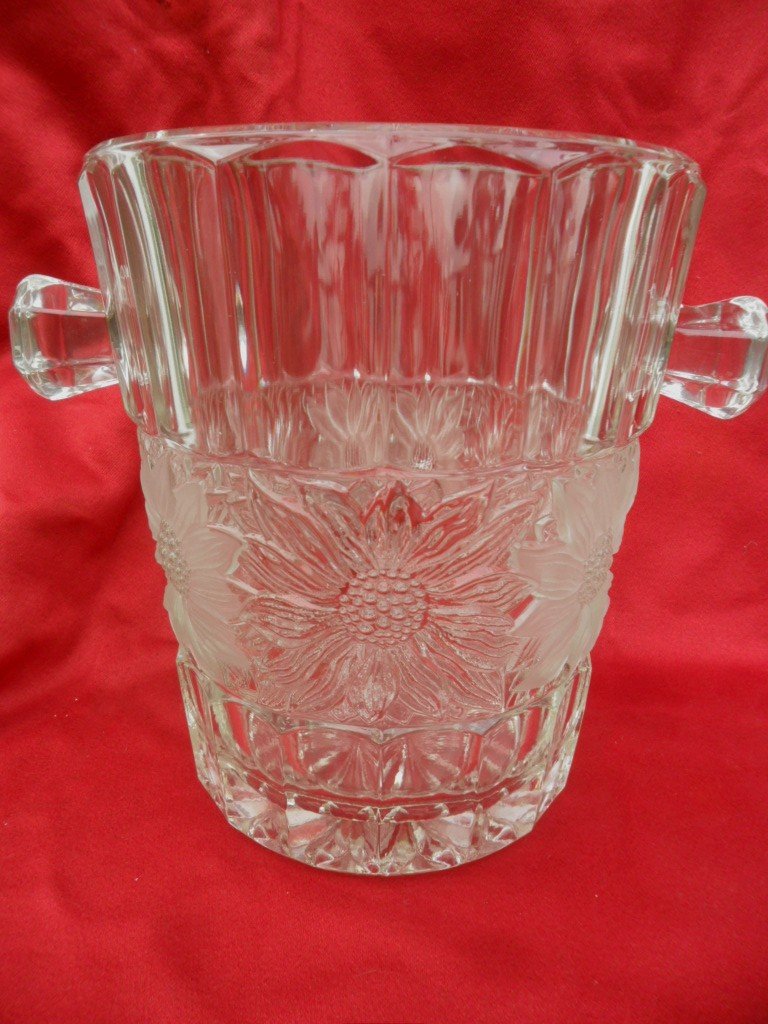 Sunflower Flower Crystal Champagne Bucket