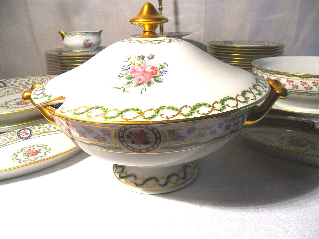 Service De Table Haviland, Modèle Louveciennes, Porcelaine de Limoges-photo-4