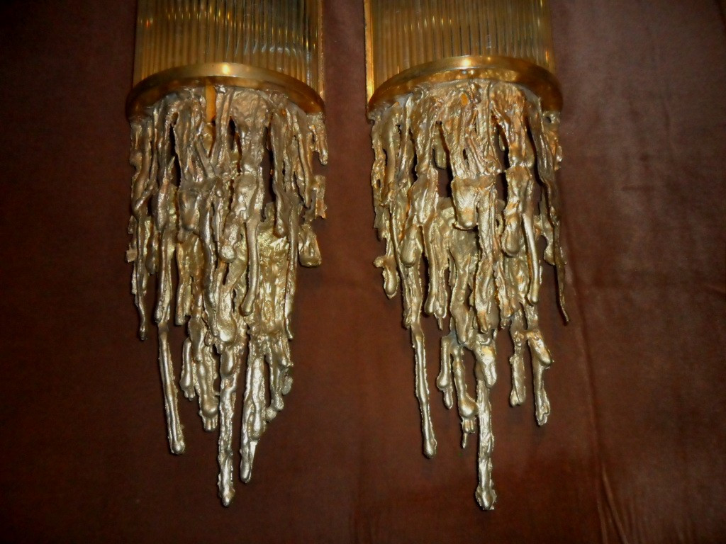 Pair Of Large Victor Boeltz Wall Lights-photo-4