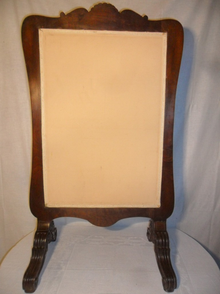 Louis XV Style Mahogany Screen-photo-2