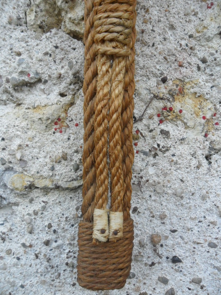 Crucifix In Braided Rope Attributed To Audoux-minet-photo-3