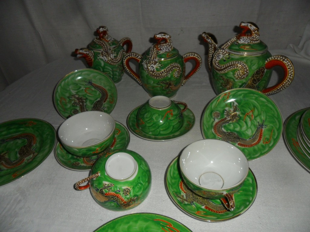 Service à Thé et à Dessert Porcelaine du Japon -photo-2