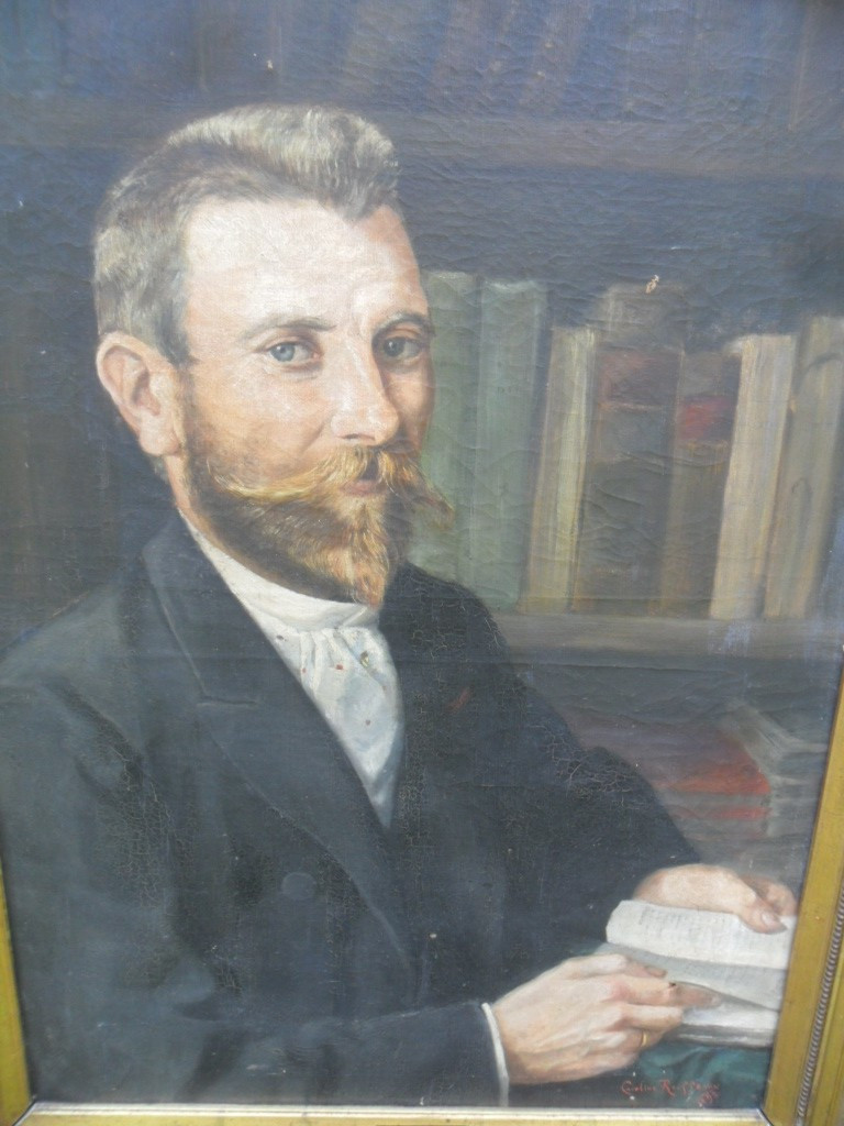 Large Portrait Of A Man ( Auguste Gobert ) 1892-photo-3