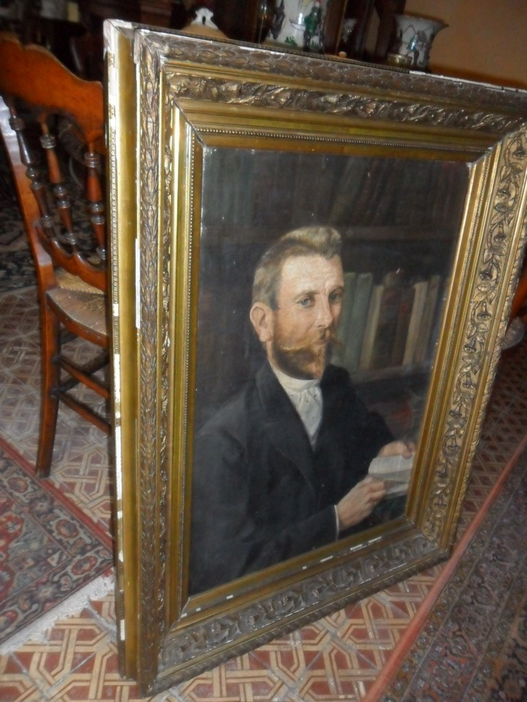 Large Portrait Of A Man ( Auguste Gobert ) 1892-photo-6