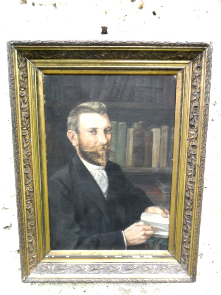 Large Portrait Of A Man ( Auguste Gobert ) 1892