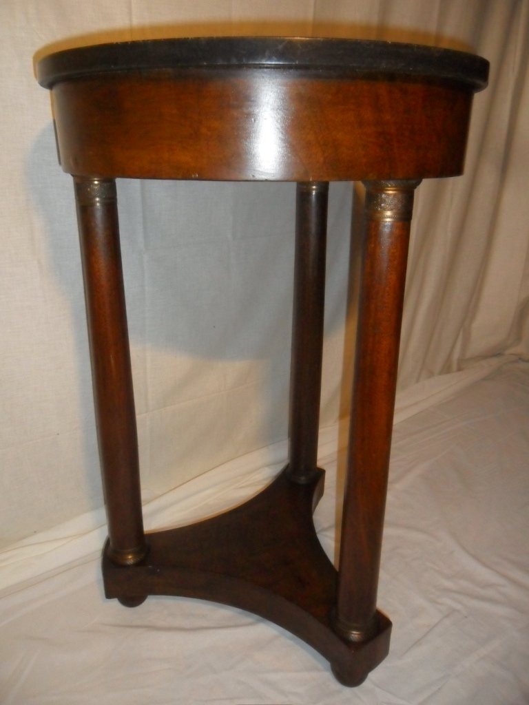 Empire-style Mahogany Side Table -photo-2