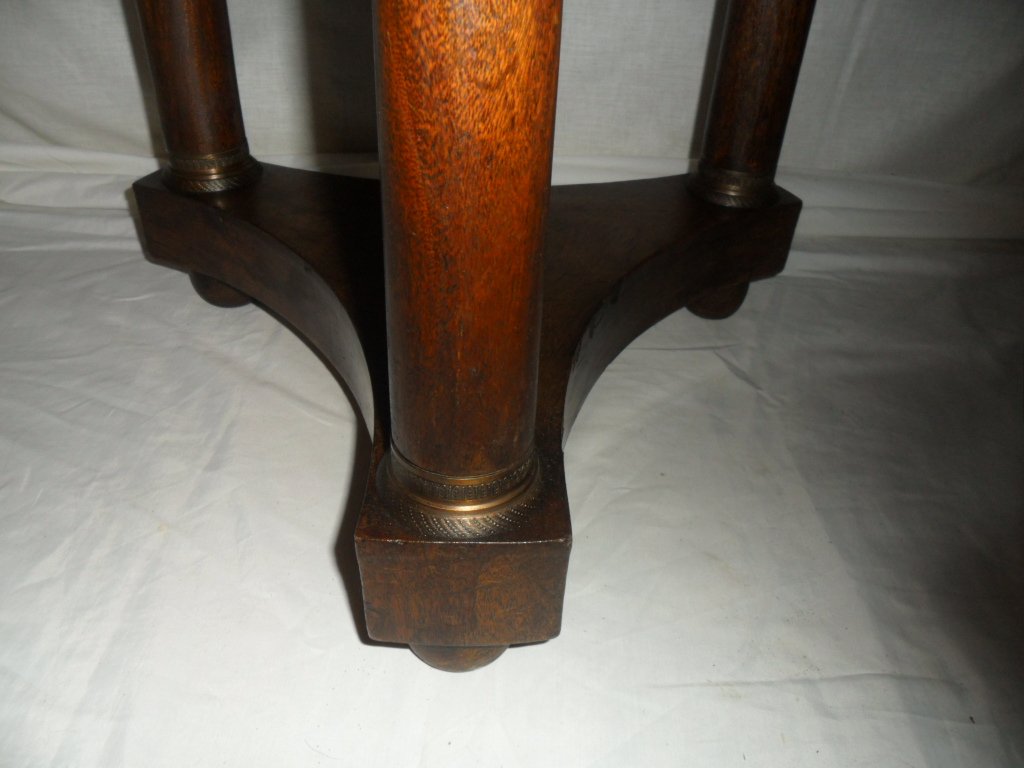 Empire-style Mahogany Side Table -photo-3