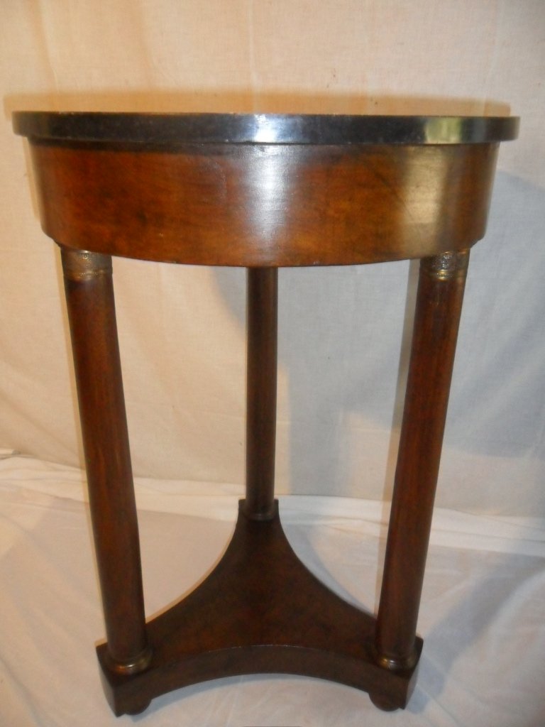 Empire-style Mahogany Side Table -photo-1