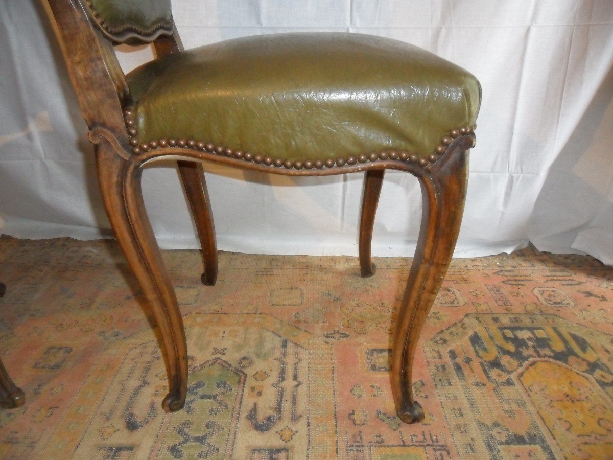 Suite Of Four Louis XV Style Chairs-photo-3