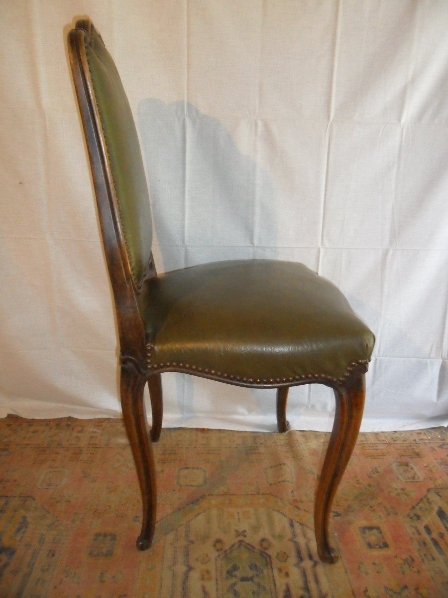 Suite Of Four Louis XV Style Chairs-photo-5