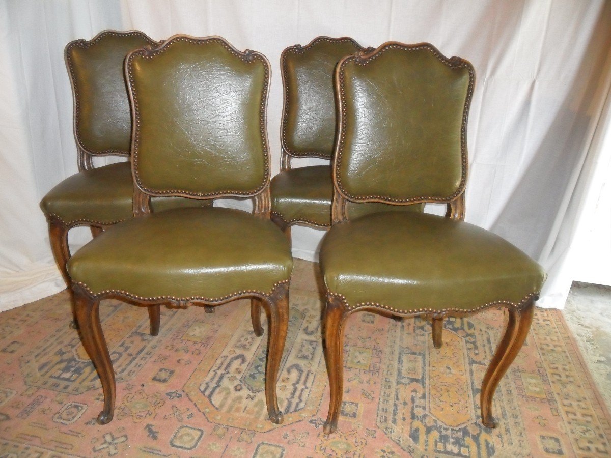 Suite Of Four Louis XV Style Chairs