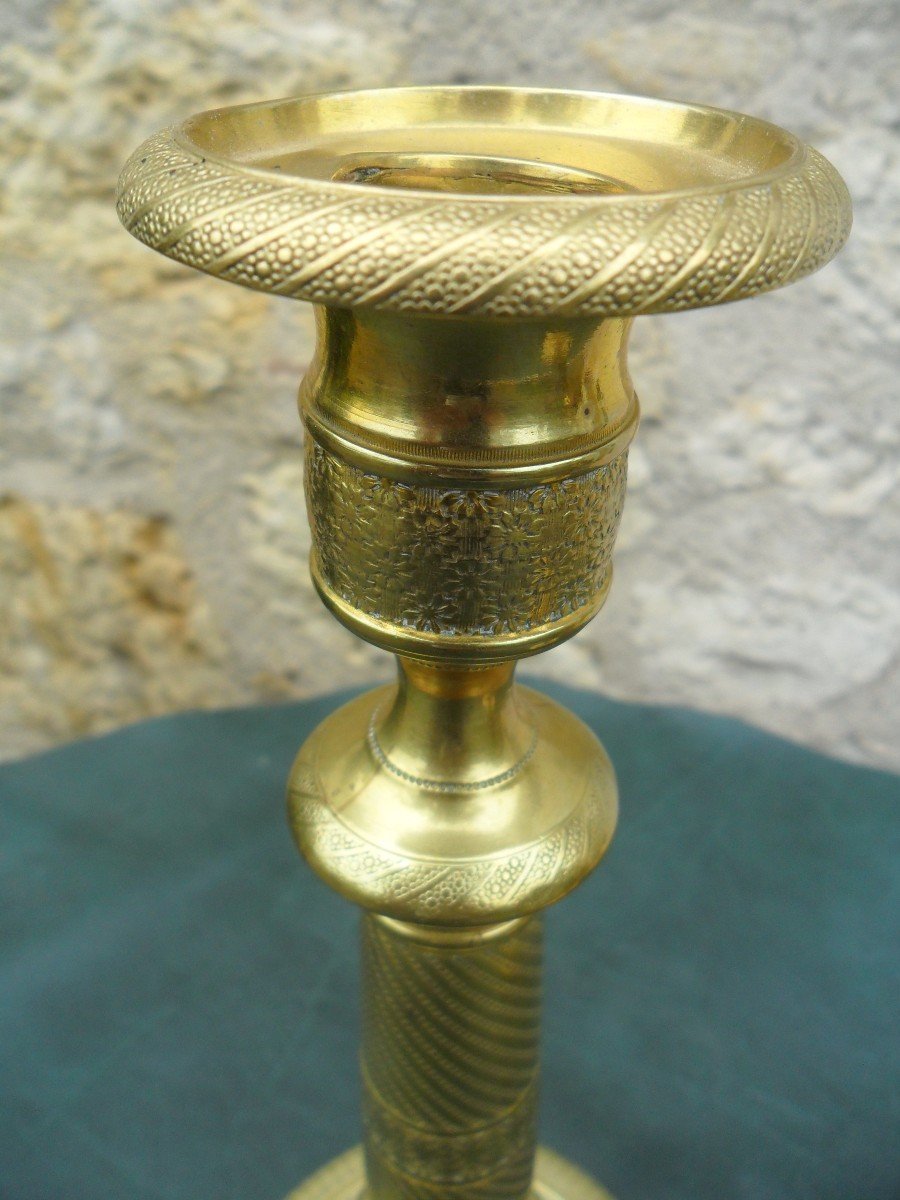 Pair Of Empire Candlesticks-photo-2