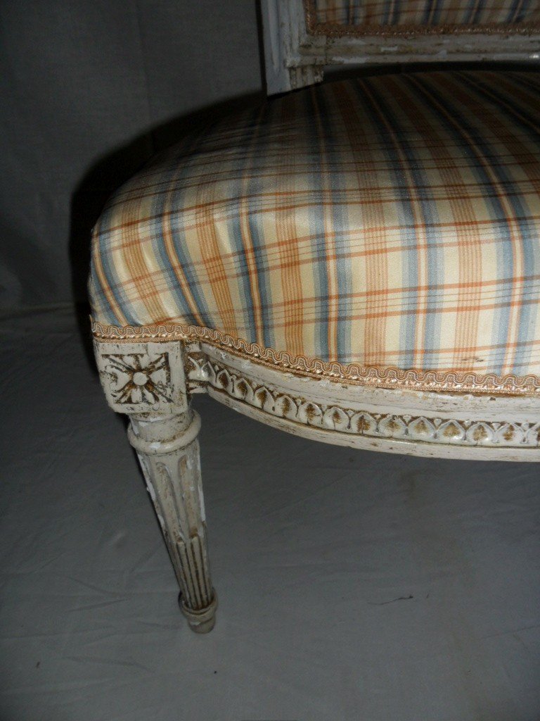 Louis XVI Style Fireside Chair-photo-3