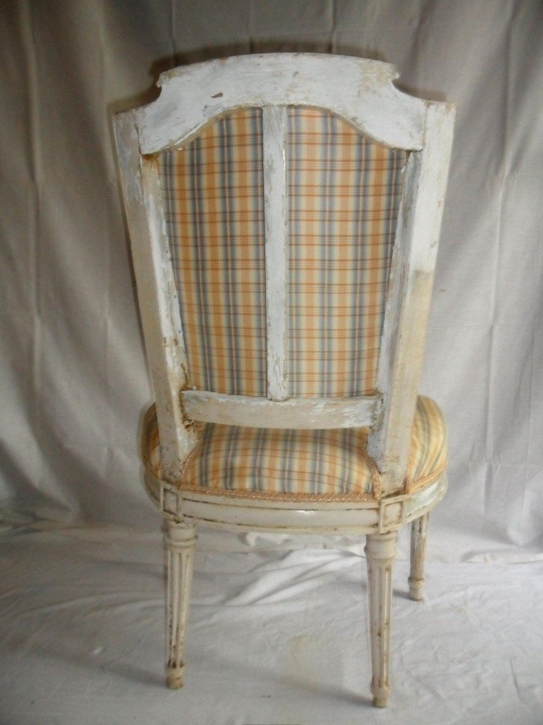 Louis XVI Style Fireside Chair-photo-2