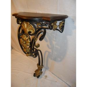 Small Wrought Iron Console