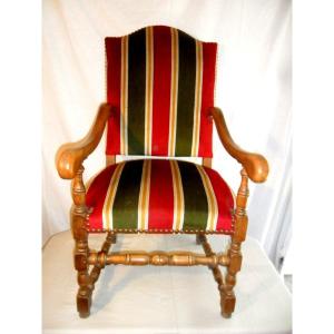 Louis XIII Style Armchair 19th