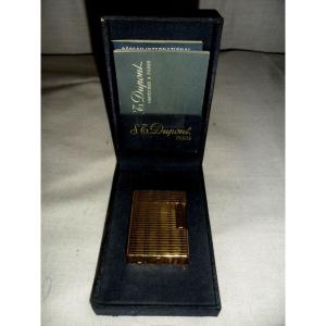 St Dupont Gold Plated Lighter