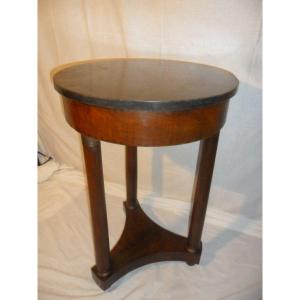 Empire-style Mahogany Side Table