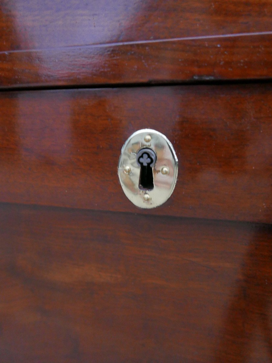 Secretaire De Port En Acajou Louis XVI 18 ème-photo-4