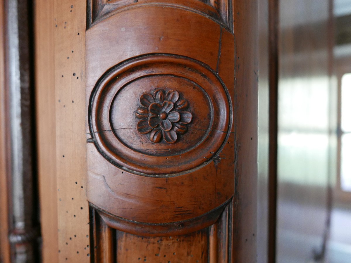 Grande et rare armoire De Château Régence 18ème S-photo-6