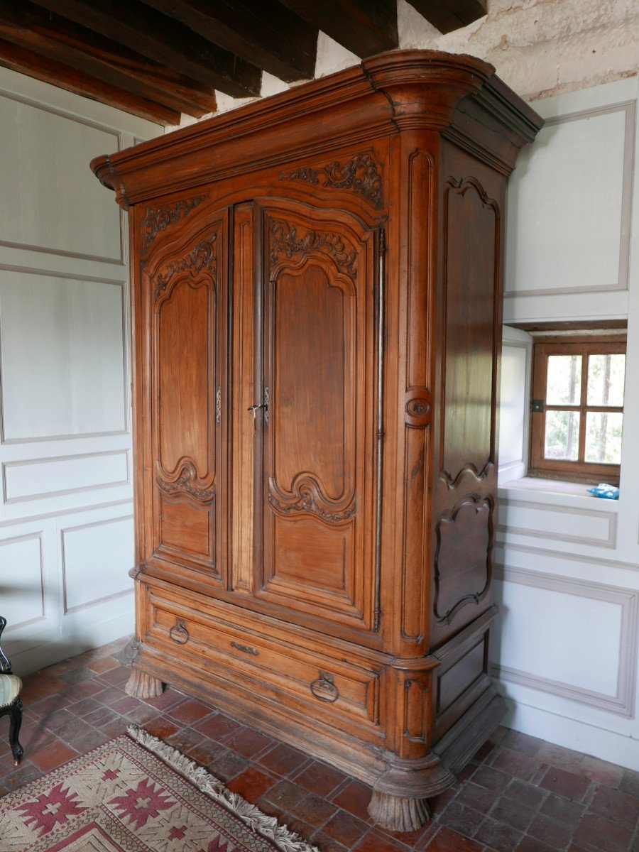 Grande et rare armoire De Château Régence 18ème S