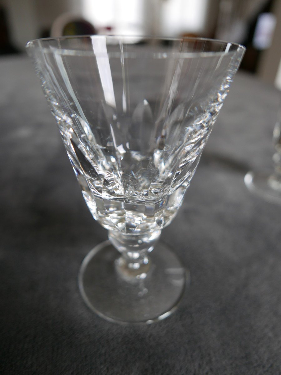 Service Of 34 Jersey Model Glasses From La Cristalerie Saint Louis-photo-2