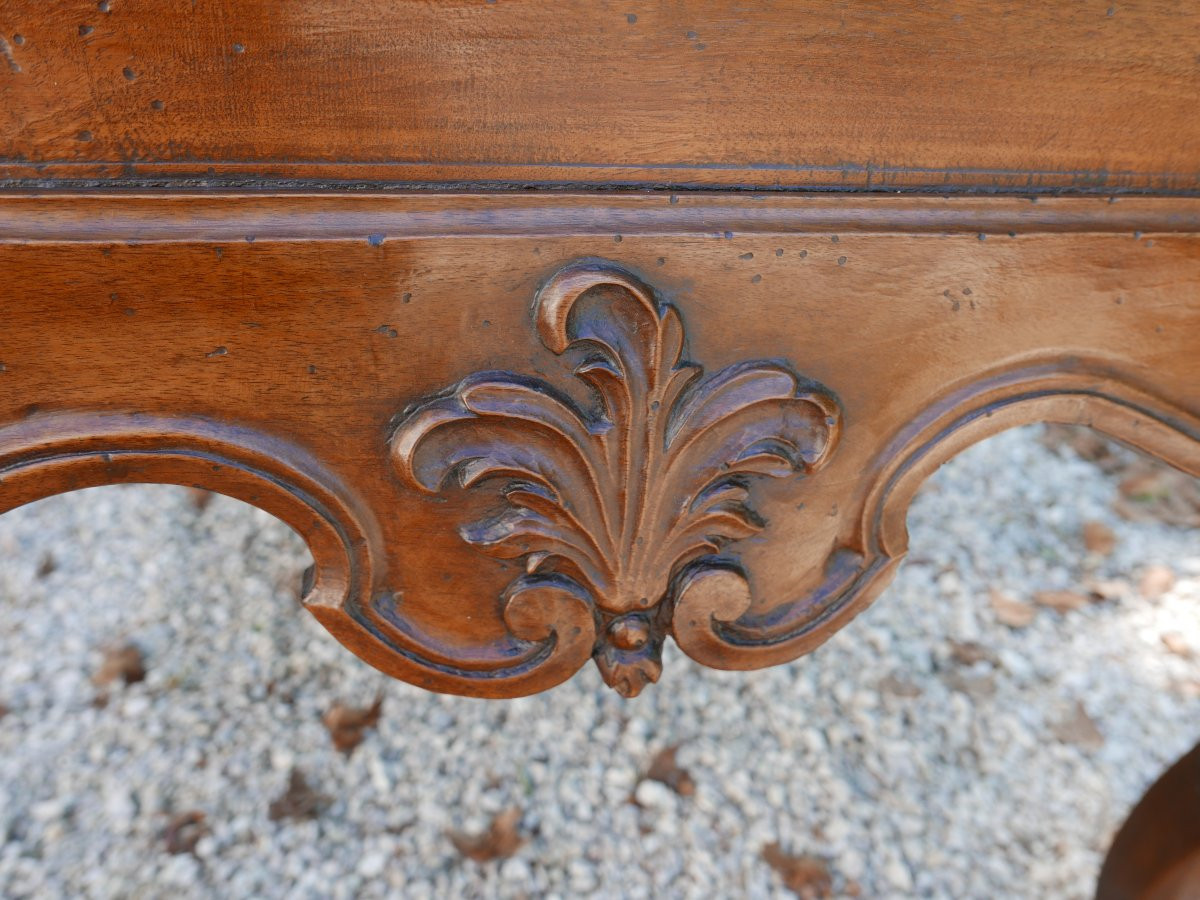 Important 18th Century Provençal Walnut Chest Of Drawers-photo-2