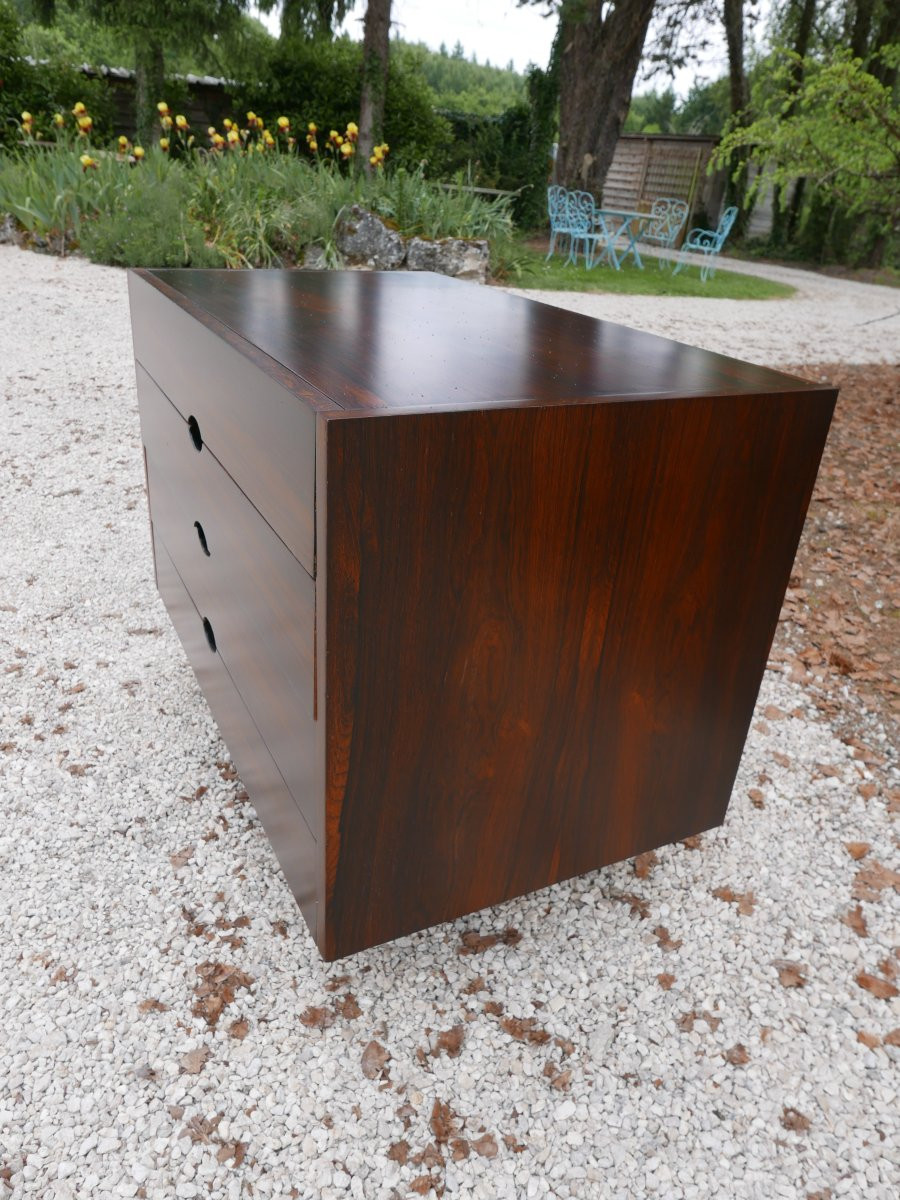 Joseph-andré Motte Chest Of Drawers In Rosewood, Circa 1960-photo-2