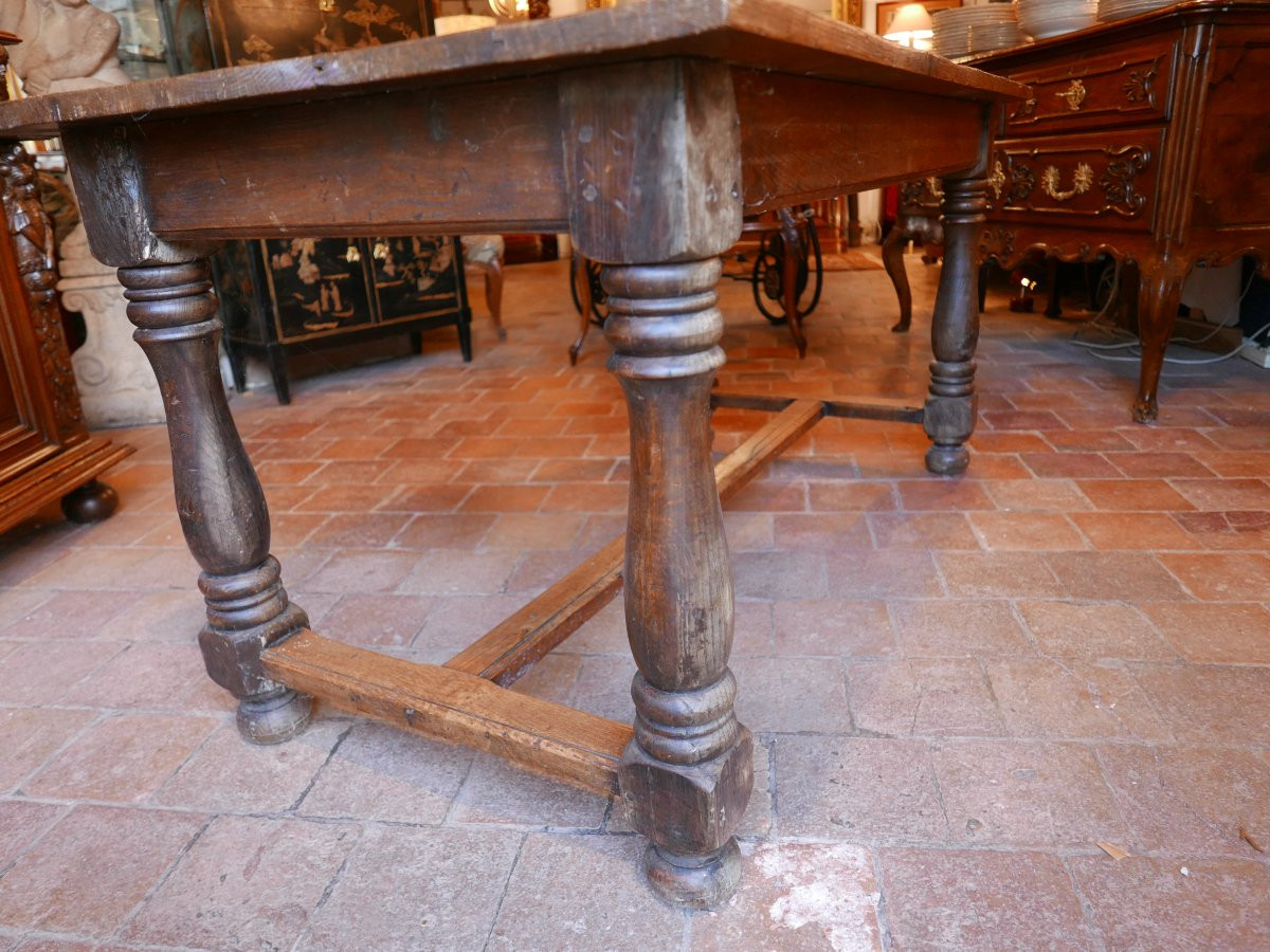 Table de ferme en chêne 18èmeS-photo-3