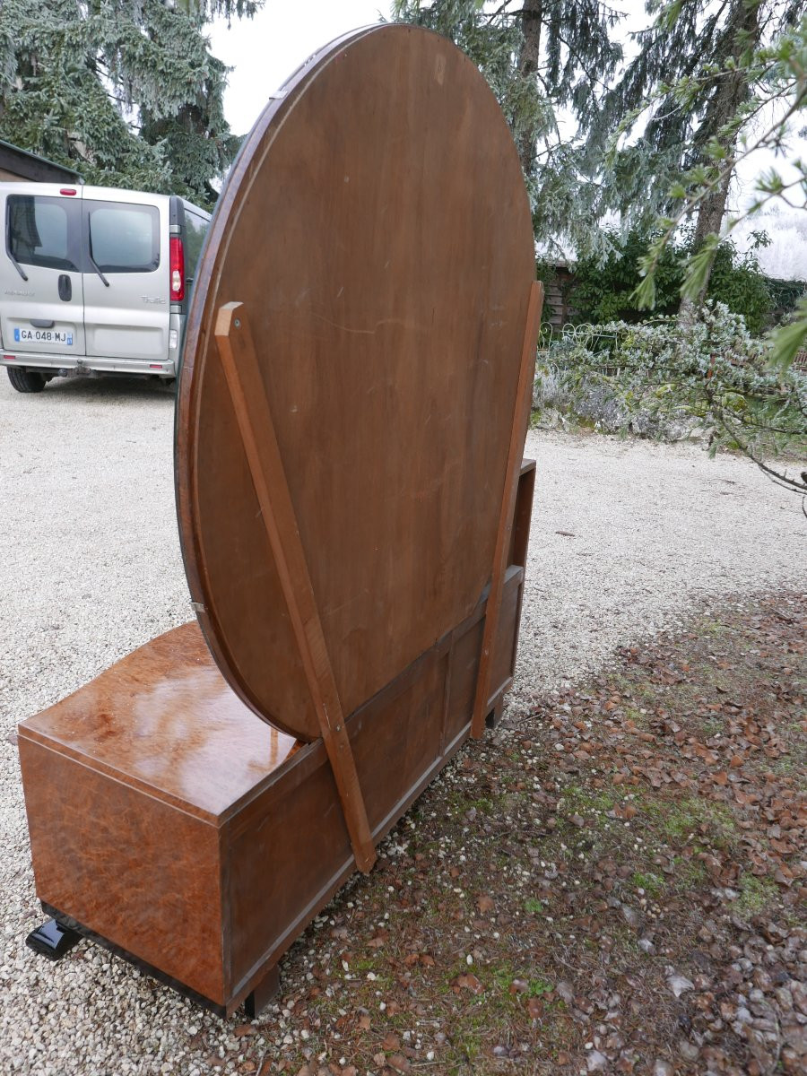 Coiffeuse art déc o en loupe de thuya-photo-1