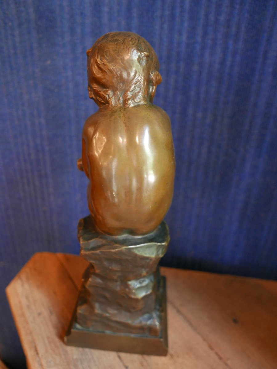 Bronze par Eugène Marioton début 20ème-photo-2