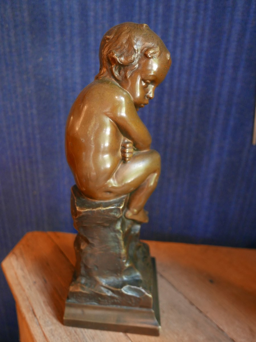 Bronze par Eugène Marioton début 20ème-photo-3