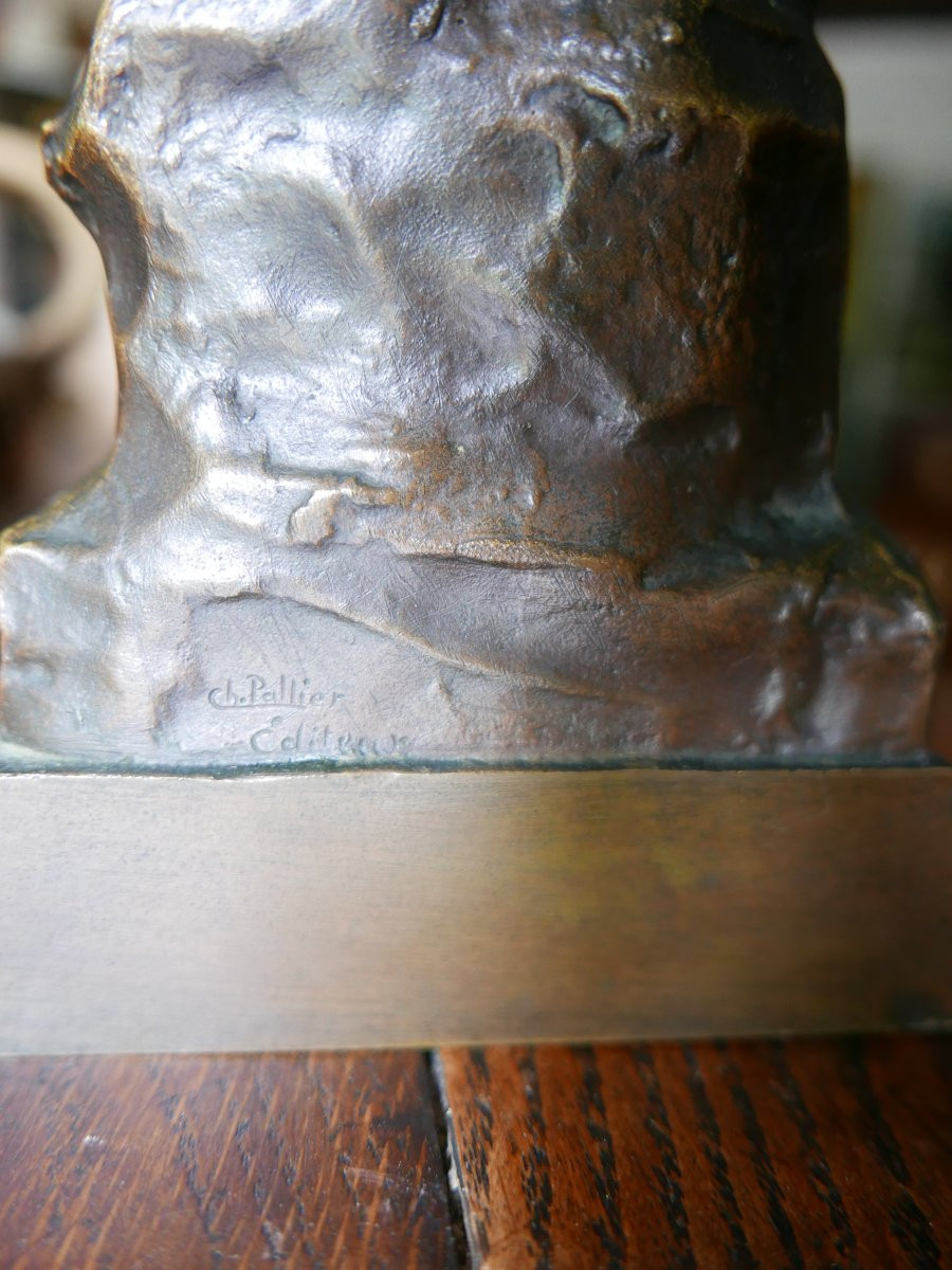 Bronze par Eugène Marioton début 20ème-photo-2