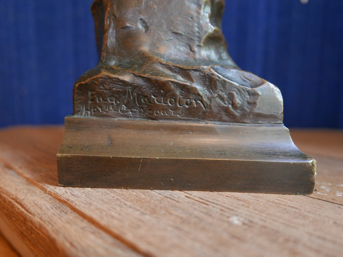 Bronze par Eugène Marioton début 20ème-photo-3
