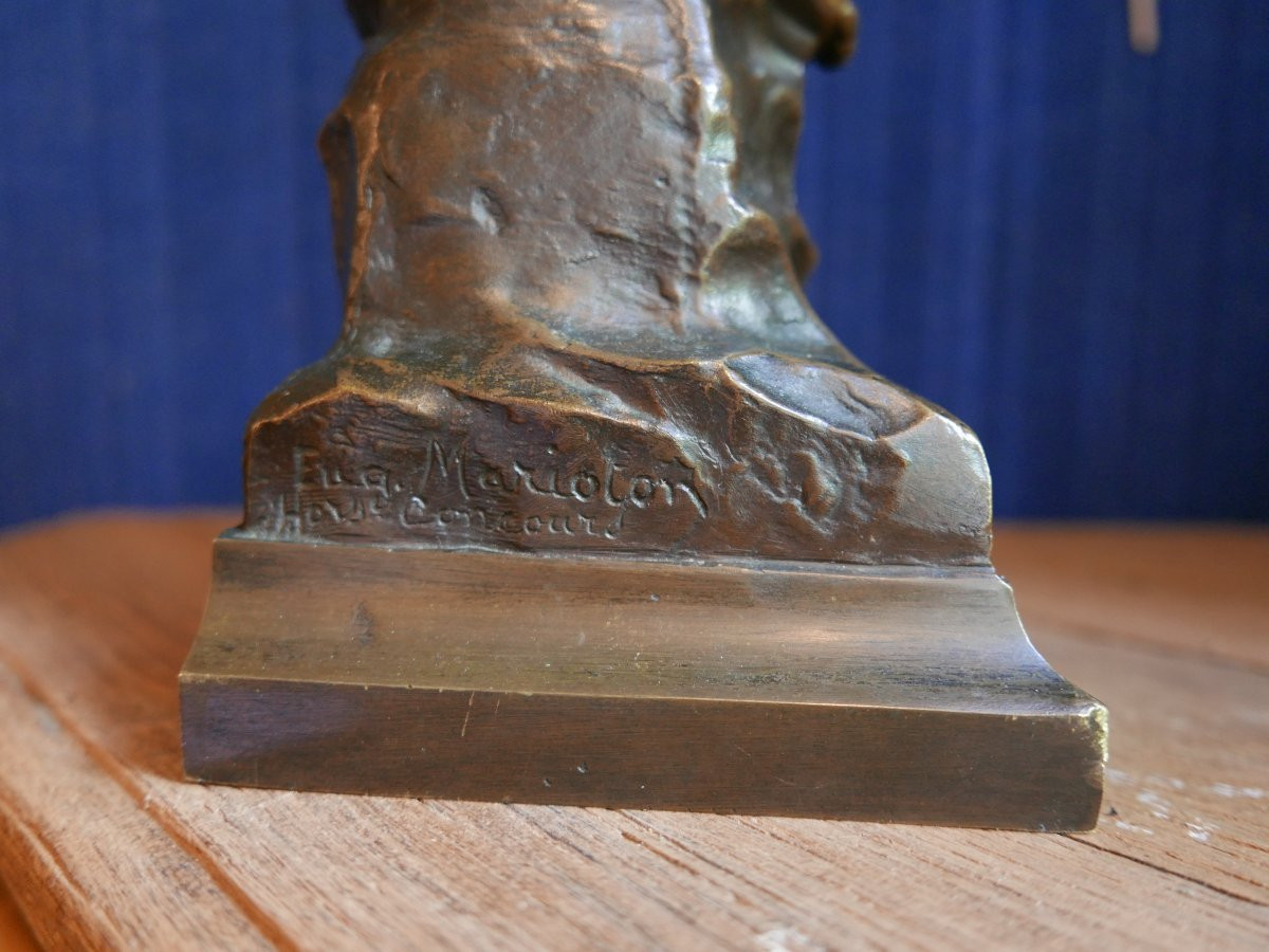 Bronze par Eugène Marioton début 20ème-photo-4