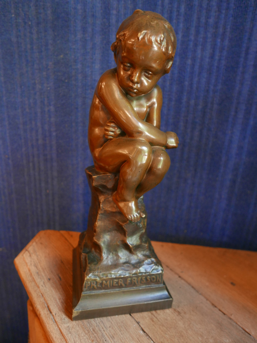 Bronze par Eugène Marioton début 20ème