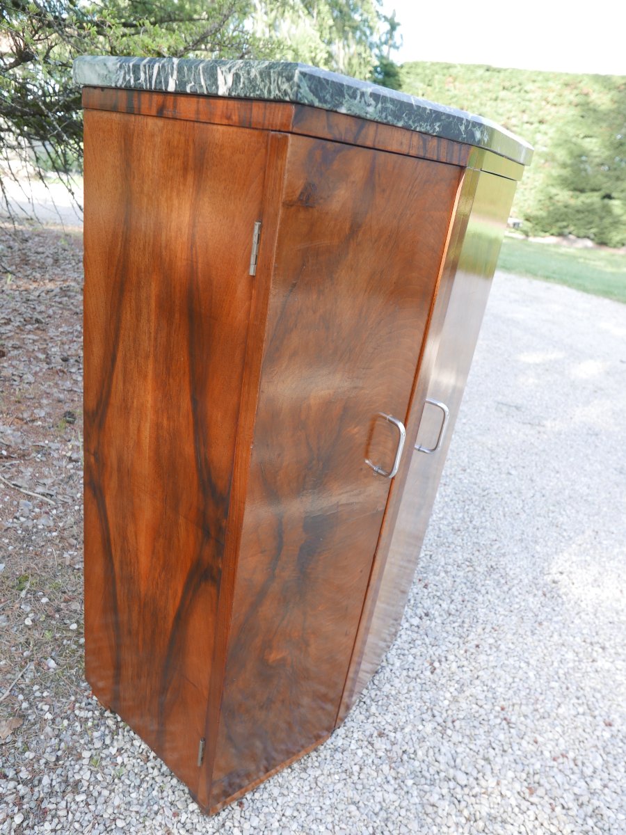 Art Deco Walnut Cabinet-photo-3
