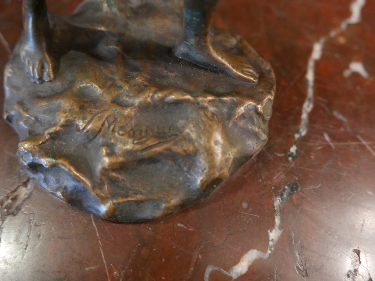 Jean Marie Mengué bronze art nouveau-photo-2