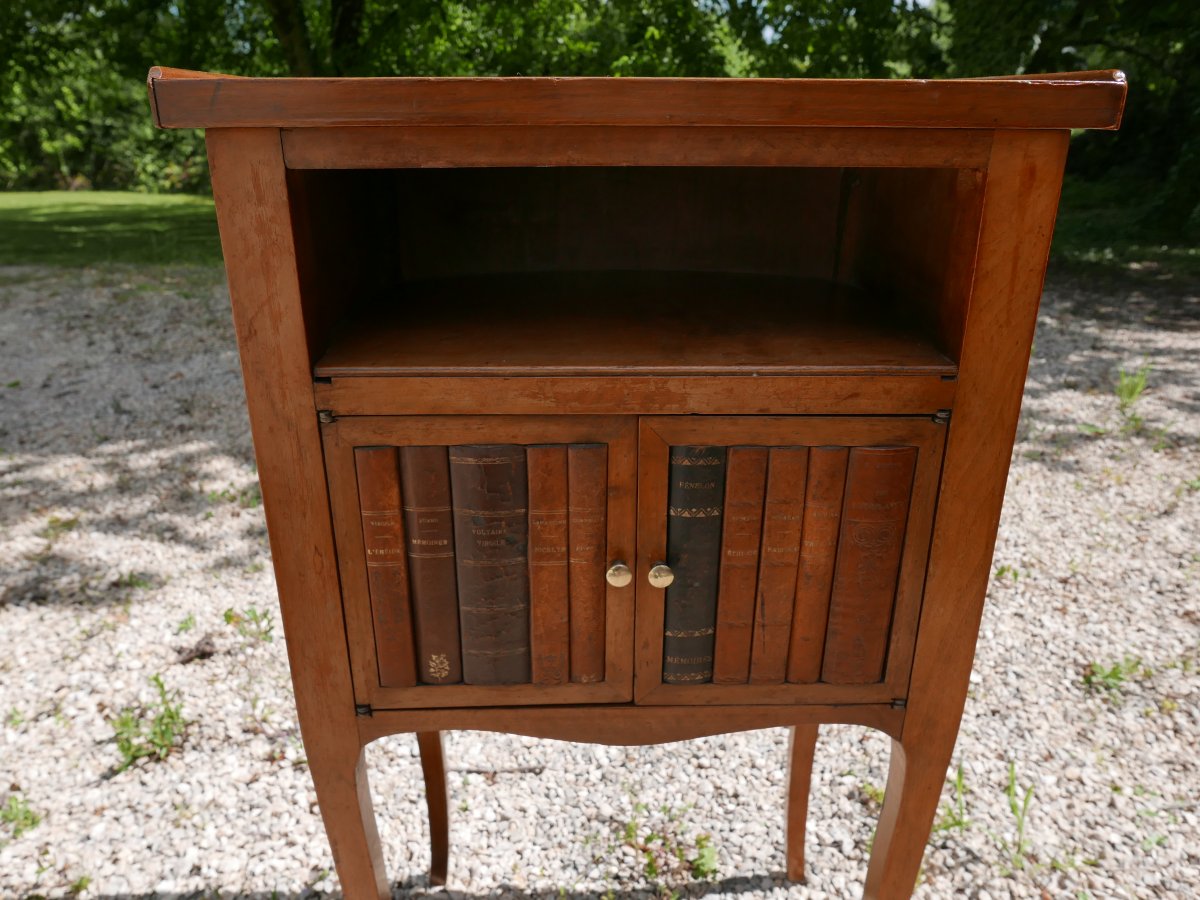 Table de chevet en noyer-photo-4