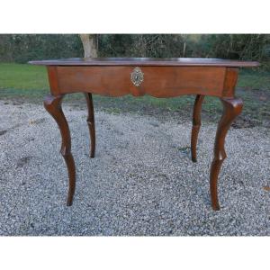 Louis XV Writing Table In Fruit Tree 18th