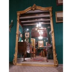 Miroir Napoléon III De Style Louis XV