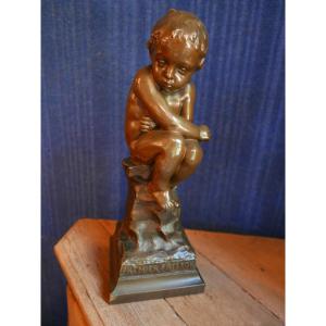 Bronze par Eugène Marioton début 20ème