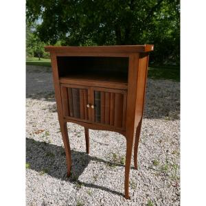 Table de chevet en noyer