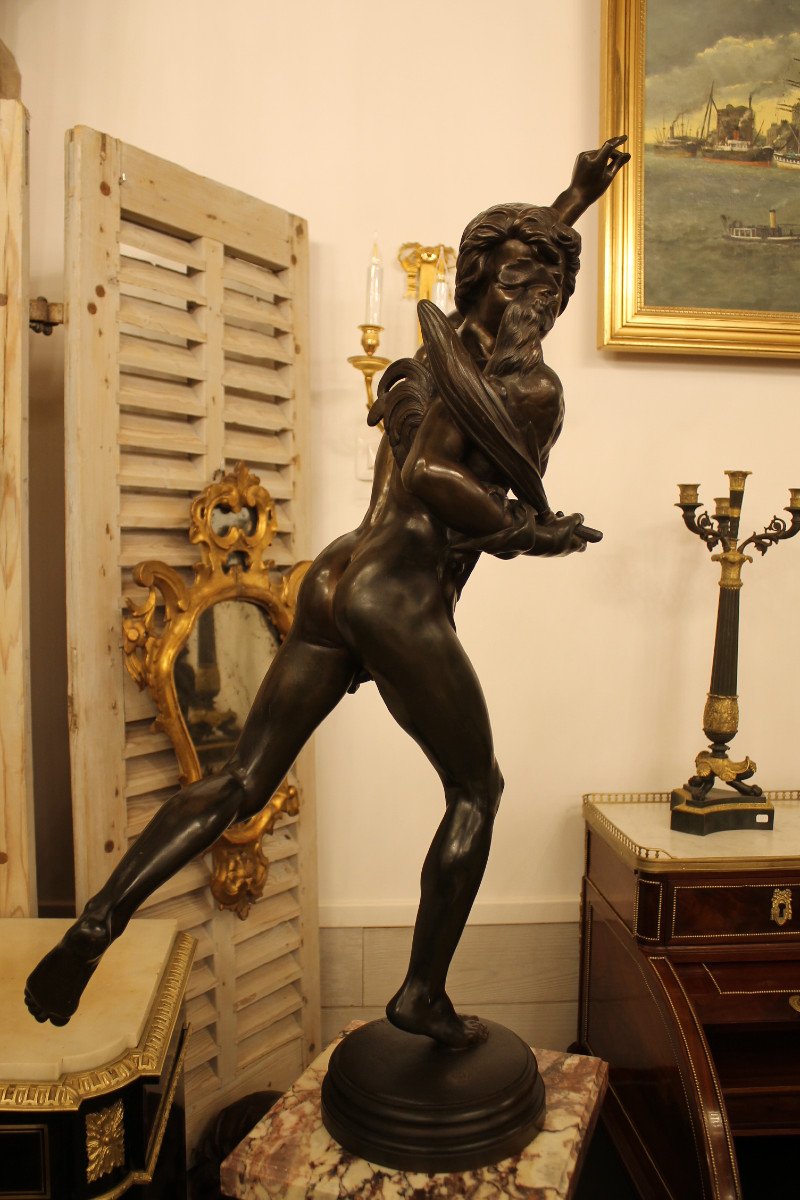 Le Vainqueur Au Combat De Coq - Alexandre FALGUIERE (1831-1900)-photo-2